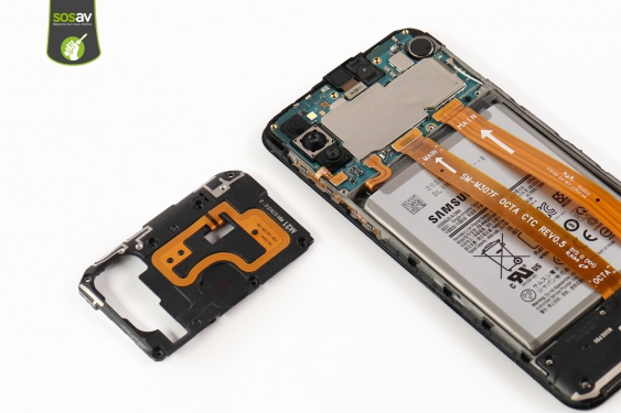 Guide photos remplacement nappe connecteur de charge Galaxy M21 (Etape 8 - image 1)