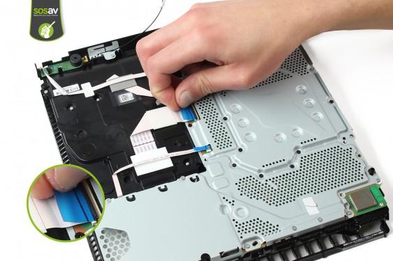 Guide photos remplacement câble de liaison de l'alimentation Playstation 4 Slim (Etape 28 - image 1)