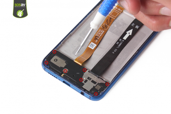 Guide photos remplacement ecran complet assemblé (lcd + tactile + châssis) Huawei P20 Lite (Etape 22 - image 1)