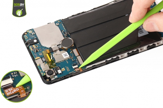 Guide photos remplacement haut-parleur interne Wiko View Max (Etape 14 - image 3)