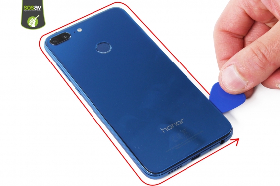 Guide photos remplacement ecran complet (lcd + châssis) Honor 9 Lite (Etape 5 - image 4)