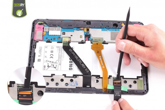 Guide photos remplacement nappe de liaison de l'écran lcd  (Etape 7 - image 1)