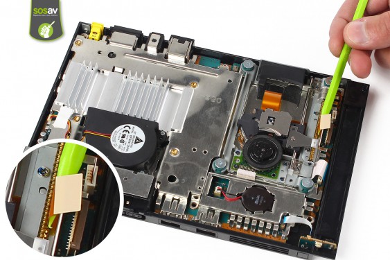 Guide photos remplacement lentille laser Playstation 2 Slim (Etape 5 - image 4)