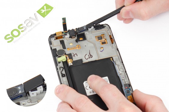 Guide photos remplacement prise jack + haut-parleur interne  (Etape 23 - image 2)