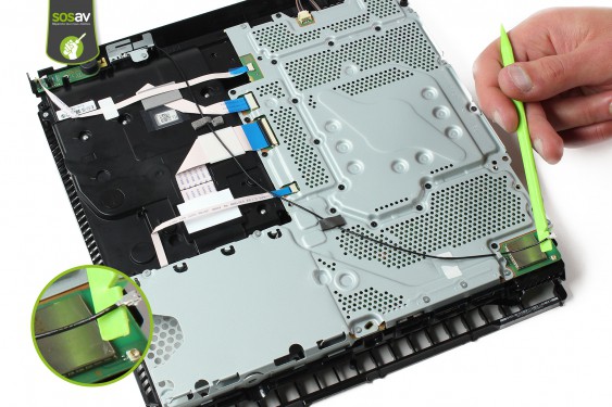 Guide photos remplacement câble de liaison de l'alimentation Playstation 4 Slim (Etape 24 - image 2)