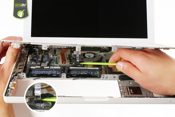 Guide photos remplacement haut-parleur gauche Macbook Core 2 Duo (A1181 / EMC2200) (Etape 9 - image 1)