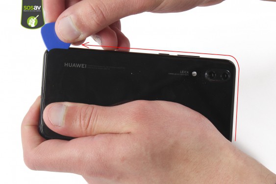 Guide photos remplacement batterie Huawei P20 (Etape 3 - image 2)