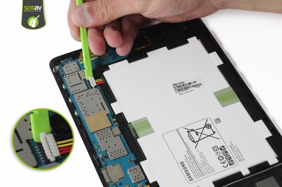 Guide photos remplacement haut-parleur droit Galaxy Tab A 9,7 (Etape 10 - image 2)