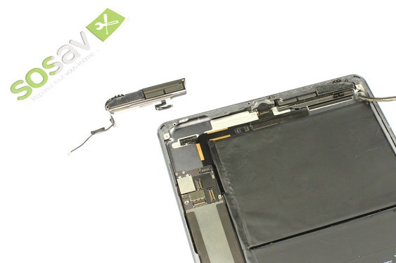 Guide photos remplacement haut-parleur droit iPad Air 1 WiFi (Etape 30 - image 1)