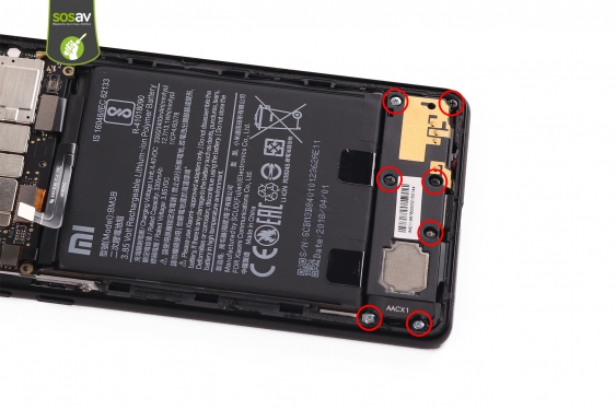 Guide photos remplacement caméra avant Xiaomi Mi Mix 2 (Etape 9 - image 1)