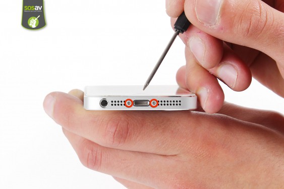 Guide photos remplacement ecran complet assemblé iPhone 5S (Etape 2 - image 1)