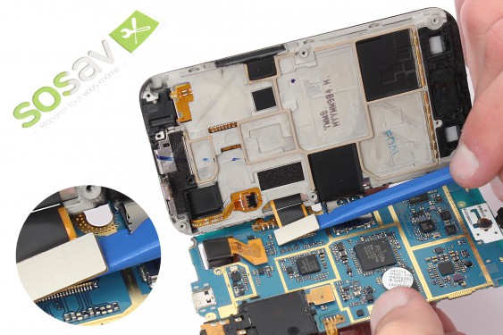 Guide photos remplacement bloc haut parleur externe/prise jack Samsung Galaxy Ace (Etape 16 - image 2)