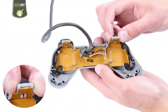 Guide photos remplacement boutons start et select Manette Playstation 1 (Non dualshock) (Etape 3 - image 1)
