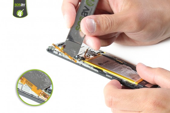 Guide photos remplacement nappe boutons power et volume  (Etape 16 - image 3)