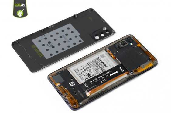 Guide photos remplacement haut-parleur interne Galaxy A41 (Etape 6 - image 1)
