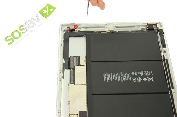 Guide photos remplacement nappe boutons volume, vibreur & power iPad 3 WiFi (Etape 28 - image 1)
