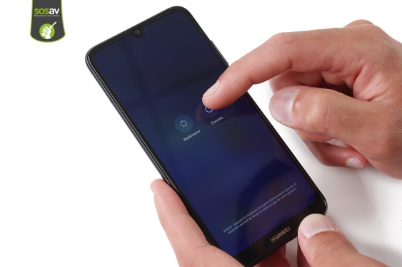 Guide photos remplacement ecran Huawei Y6 2019 (Etape 1 - image 2)