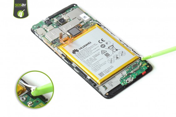 Guide photos remplacement carte connecteur de charge  (Etape 20 - image 2)