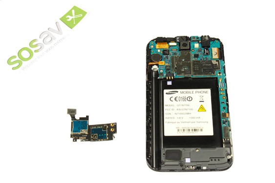 Guide photos remplacement lecteur sim + micro sd  (Etape 14 - image 1)