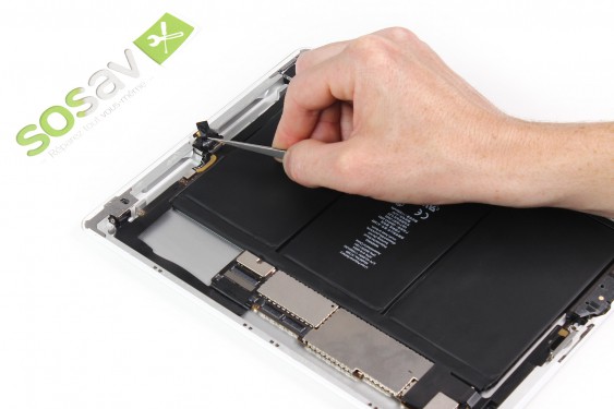 Guide photos remplacement nappe boutons volume, vibreur & power iPad 4 WiFi (Etape 20 - image 3)