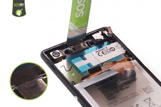 Guide photos remplacement haut-parleur interne Xperia M4 Aqua (Etape 13 - image 1)