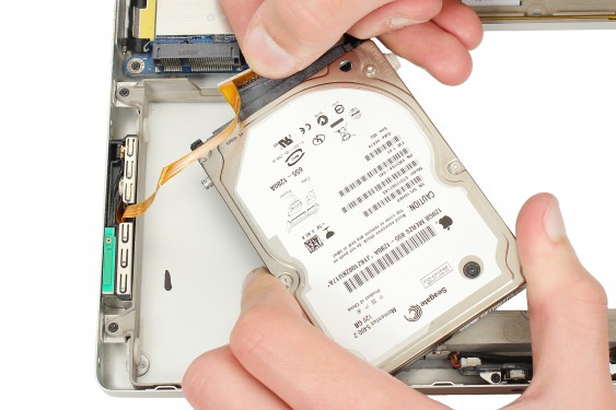 Guide photos remplacement disque dur mécanique vers ssd Macbook Pro 17" Modèles A1151, A1212, 1229 & A1261 (Etape 21 - image 2)