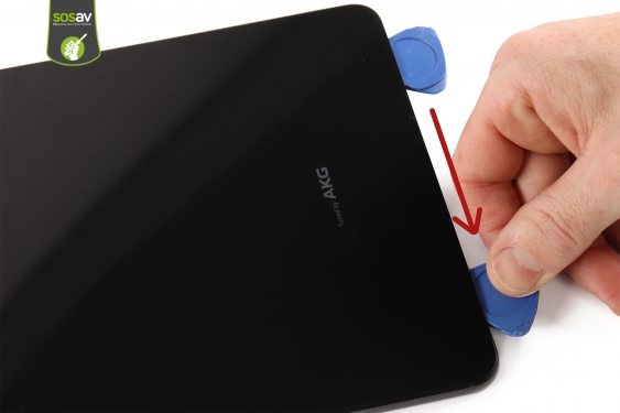 Guide photos remplacement haut-parleur haut droit Galaxy Tab S3 9.7 (Etape 5 - image 2)