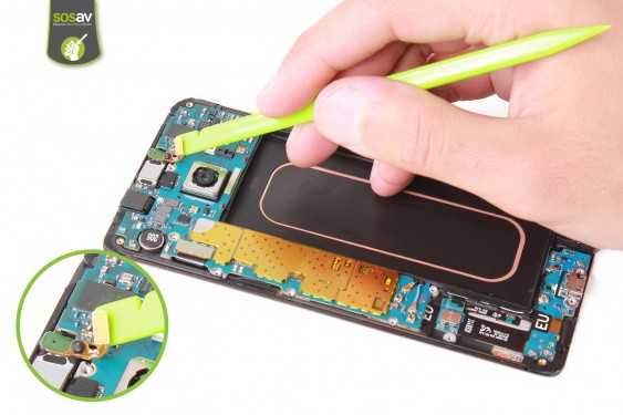 Guide photos remplacement caméra avant Samsung Galaxy S6 Edge + (Etape 12 - image 2)