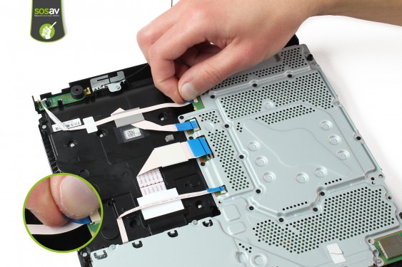 Guide photos remplacement câble de liaison de l'alimentation Playstation 4 Slim (Etape 29 - image 1)