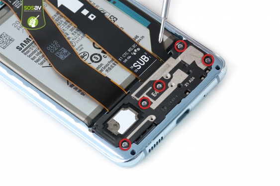 Guide photos remplacement connecteur de charge Galaxy S20 (Etape 10 - image 1)