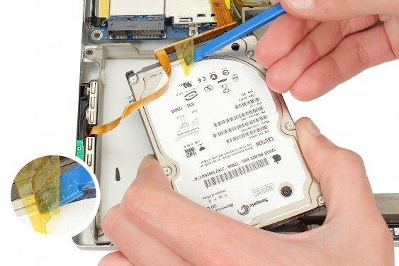 Guide photos remplacement disque dur mécanique vers ssd Macbook Pro 17" Modèles A1151, A1212, 1229 & A1261 (Etape 20 - image 2)