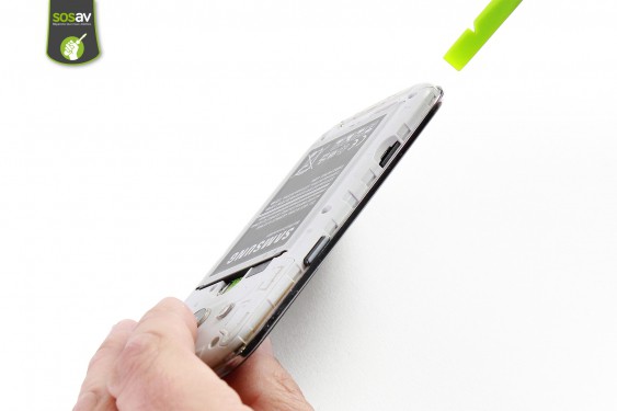 Guide photos remplacement haut-parleur interne + prise jack Samsung Galaxy Ace 4 (Etape 4 - image 1)