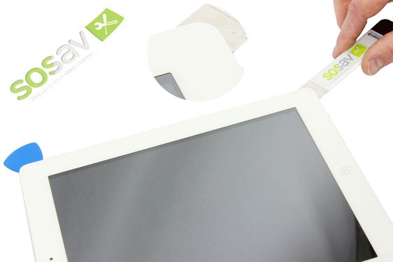 Guide photos remplacement nappe boutons volume, vibreur & power iPad 3 WiFi (Etape 3 - image 3)