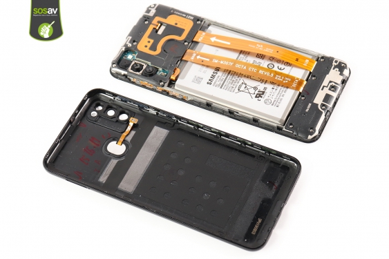 Guide photos remplacement nappe connecteur de charge Galaxy M21 (Etape 6 - image 1)