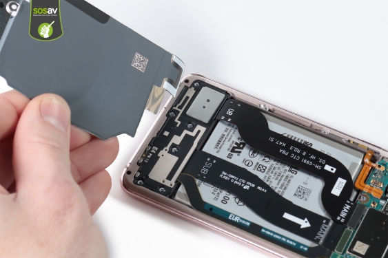 Guide photos remplacement nappe induction / nfc Galaxy S21 (Etape 9 - image 4)