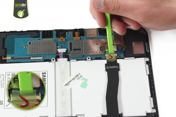 Guide photos remplacement haut-parleur droit Galaxy Tab 4 10.1 (Etape 10 - image 1)