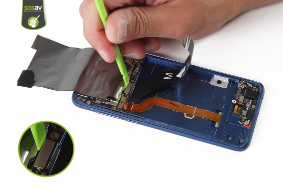 Guide photos remplacement nappe connecteur de charge Honor 9 (Etape 19 - image 1)