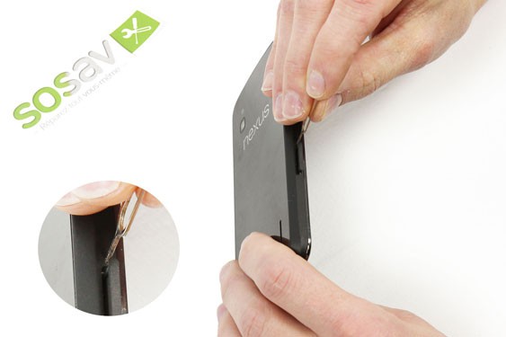 Guide photos remplacement batterie Nexus 4 (Etape 1 - image 2)