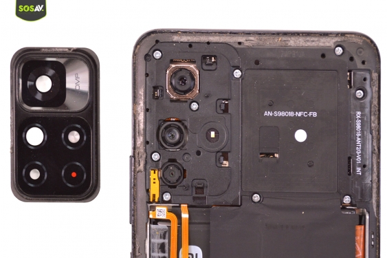 Guide photos remplacement antenne nfc Redmi Note 11S 5G (Etape 5 - image 3)