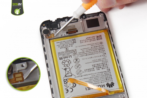 Guide photos remplacement vibreur Huawei Y7 2018 (Etape 21 - image 1)