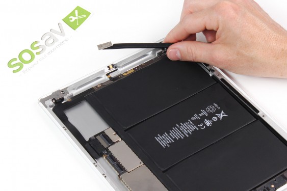 Guide photos remplacement nappe boutons volume, vibreur & power iPad 4 WiFi (Etape 25 - image 3)