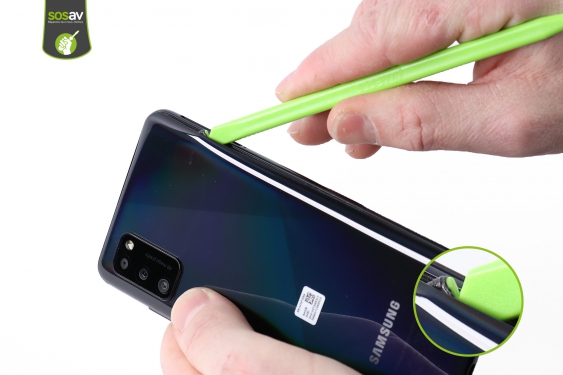 Guide photos remplacement haut-parleur interne Galaxy A41 (Etape 5 - image 1)