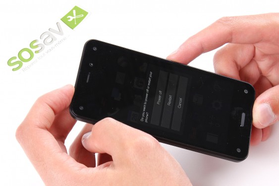 Guide photos remplacement caméra avant Firephone (Etape 1 - image 2)