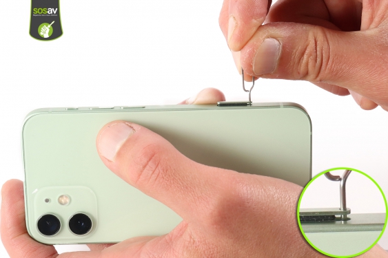 Guide photos remplacement tiroir sim iPhone 12 Mini (Etape 2 - image 2)