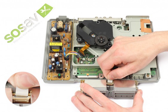 Guide photos remplacement nappe bloc manettes + cartes mémoire Playstation (Etape 7 - image 2)