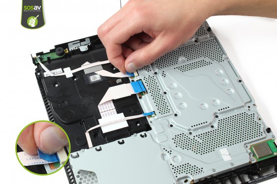 Guide photos remplacement câble de liaison de l'alimentation Playstation 4 Slim (Etape 28 - image 3)