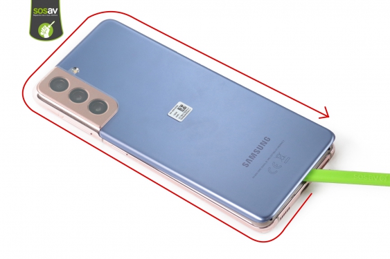 Guide photos remplacement nappe induction / nfc Galaxy S21 (Etape 5 - image 2)