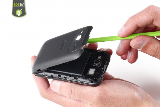 Guide photos remplacement flash led HTC Wildfire S (Etape 2 - image 3)