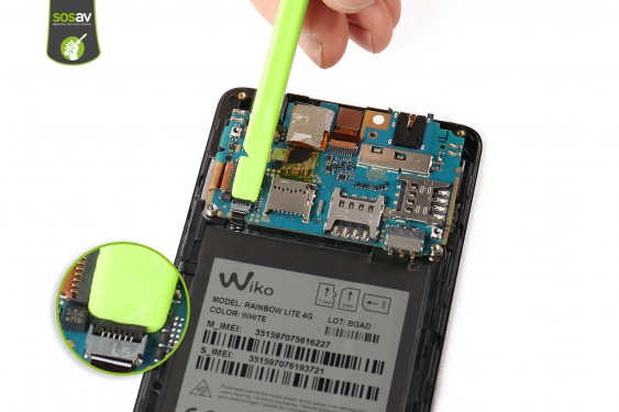 Guide photos remplacement ecran Wiko Rainbow Lite 4G  (Etape 11 - image 1)