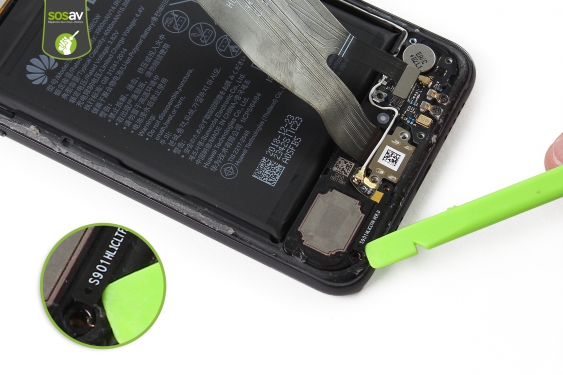Guide photos remplacement vibreur Huawei P20 Pro (Etape 14 - image 1)